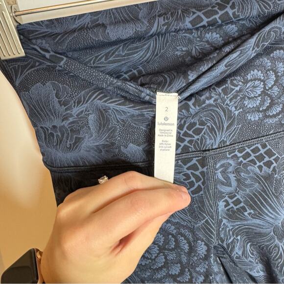 Lululemon Wunder Under Hi-Rise Tight Full-On Luxtreme 17" Nouveau Mach Size 2 - Picture 4 of 6